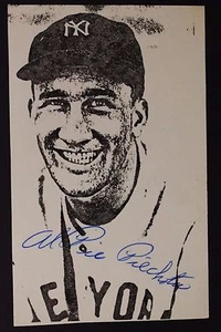 AL PIECHOTA (d.96) Boston Braves Yankees Autograph Signed Photo 3x5 JSA 16E - Picture 1 of 3
