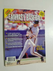The Sporting News Fantasy Baseball Owners Manual 1996 Barry Bonds - Picture 1 of 4