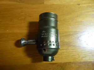 New Antique Brass Socket Dimmers 150W 120V Standard Base By Sunlite Model WA-109 - Picture 1 of 3