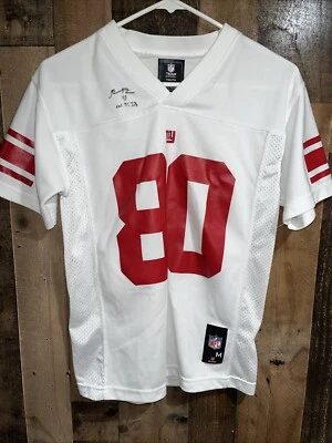 Signed Victor Cruz Youth New York Giants Football Jersey Team NFL  Medium 10/12 - Image 1 of 4