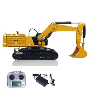 1/8 RC-Hydraulikexkatzepferd Metall Schwerlast-Bagger RTR Baumaschine Fahrzeuge - Bild 1 von 12