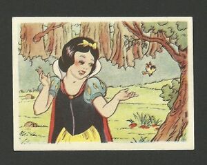 Snow White and the Seven Dwarfs Vintage 1940 Belgium Walt Disney Card #20 BHOF