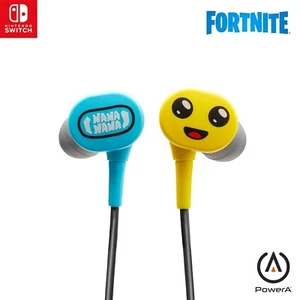 PowerA Wired Earbuds Nintendo Switch Fortnite Peely 35 mm Wired - Picture 1 of 13
