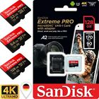 SanDisk Extreme Pro micro SD Speicherkarte 32GB 64GB 128GB 254GB 4K U3 V30