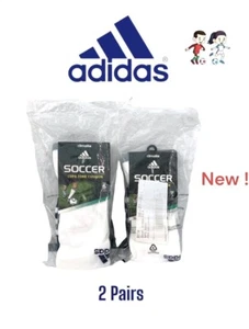 Calcetines Cojín Fútbol Adidas Climalite Copa Zona Juvenil Pequeños 13C-4Y 2 Pares - Nuevos - Imagen 1 de 3