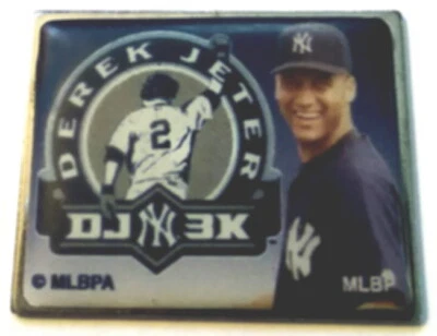 New York Yankees Pins Derek Jeter Pin 3K 3000 Hits Picture Baseball MLB Pin UP - Image 1 of 3