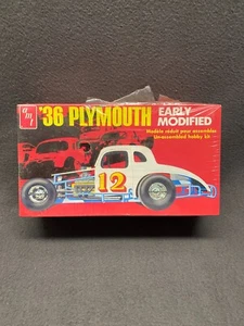 AMT '36 Plymouth Early Modified T165 Model 1/25 Kit 1975 Original Factory Sealed - Picture 1 of 6