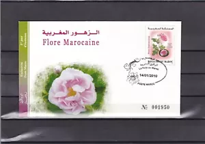 Morocco FDC flower fleur nature 2010 - Picture 1 of 1