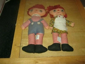 raggedy ann andy sakai 11" vintage muñeca de tela antigua lote pennsylvania commonwea - Imagen 1 de 4