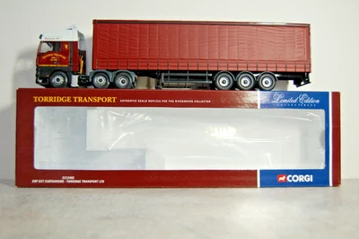 CORGI CC13402 ERF ECT CURTAINSIDE  TORRIDGE TRANSPORT - LIMITED EDITION - Image 1 of 4
