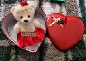 Gift Set Box I Love You Heart Shaped Bear Decor - Picture 1 of 7