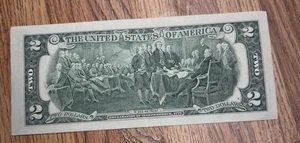 2017 A $2 Dollar Bill Note (K) 01425593A.  Low Serial Number Excellent Condition - Picture 1 of 3