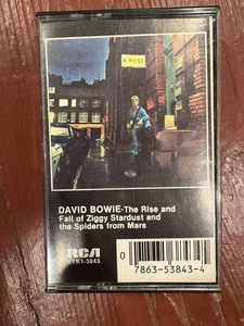 David Bowie The Rise and Fall of Ziggy Stardust Cassette 1972 RCA - Imagen 1 de 3