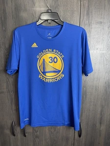 Adidas Climalite Goldenstate Warriors Curry #30 T-shirt Youth X-Large Blue - Picture 1 of 9