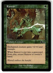 MTG Magic The Gathering Urza's Legacy Card Rancor - Picture 1 of 4