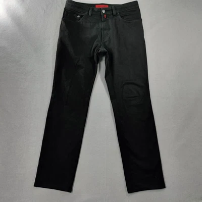 Pierre Cardin Fit Dijon Black Denim Jeans Mens Size Actual 34x32 - Image 1 of 4