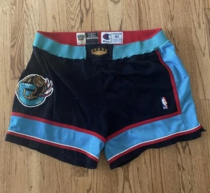 NBA Champion Vancouver Grizzlies Authentic Game Shorts 46 Memphis Team Issued - Picture 1 of 8
