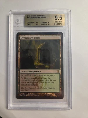 MTG Overgrown Tomb Return To Ravinca #243/274 BGS 9.5 Gem Mint Low Pop - Image 1 of 4