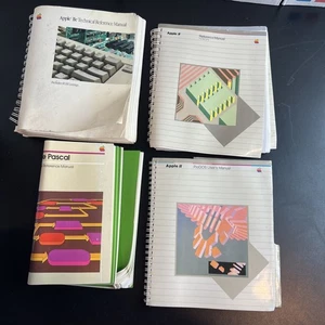 6x Apple II Dos Users Manual and Dos Programming Manual Pascal IIe Tech Manual - Picture 1 of 24