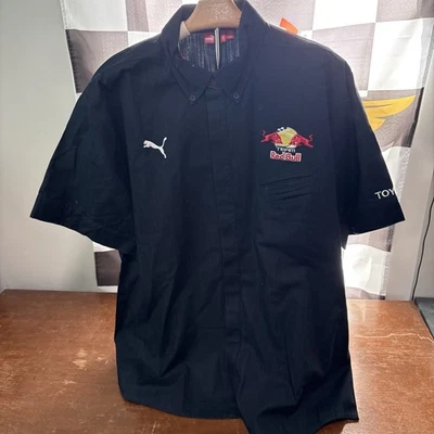 Team Red Bull Race Crew Shirt Puma Toyota Button Down New With Tags - Image 1 of 4