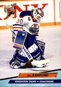 NHL Hockey Card: 1992-93 Fleer Ultra #65 Bill Ranford Edmonton Oilers - Picture 1 of 1
