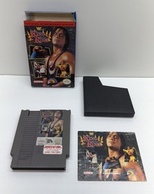 WWF King of the Ring Nintendo NES LJN Complete, CIB, USA