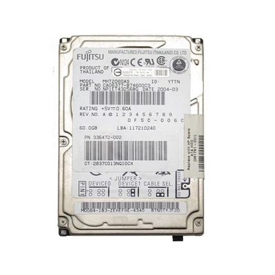 Fujitsu MHT2060AS HDD 60GB IDE 2.5" EIDE PATA Ultra ATA Notebook Refurbished - Image 1 of 3
