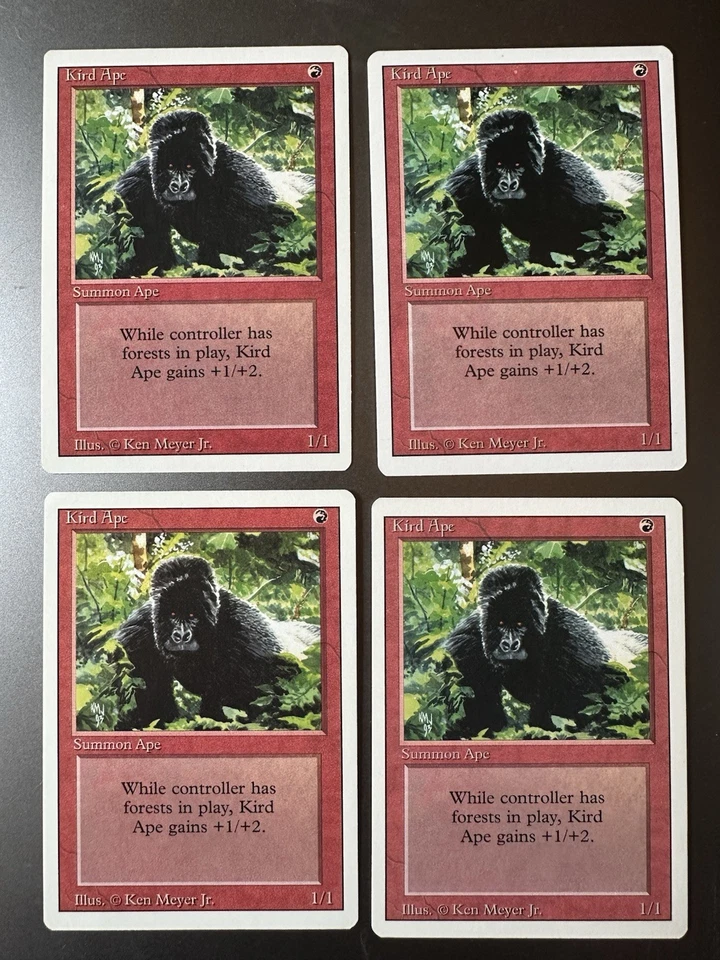 4x KIRD APE Revised 3RD Edition Magic the Gathering MTG VG/LP Playset - Image 1 of 1
