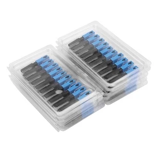 100 Optische SC Faser Schnellverbinder Adapter Für FTTH - Afbeelding 1 van 9