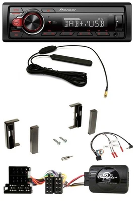 Pioneer MP3 DAB 1DIN Lenkrad USB Autoradio für Audi TT (1998-2006) - Bild 1 von 4