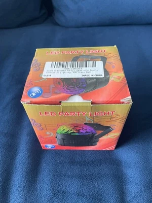 Luz LED activada por sonido para fiesta con control remoto RGB bola de discoteca DJ luz de escenario Foto 1 de 4