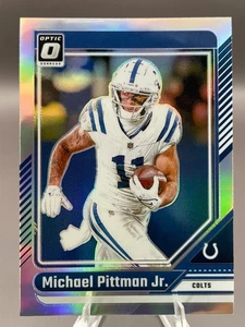 MICHAEL PITTMAN Jr Silver Holo Prizm Card #85 2024 Donruss Optic Colts NICE! - Picture 1 of 5