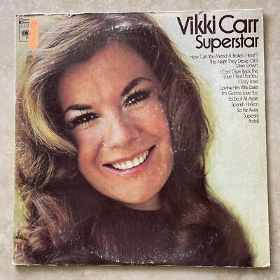 Vikki Carr - Superstar - Columbia Records C 31040 - Stereo LP 33 RPM NM - Image 1 of 4