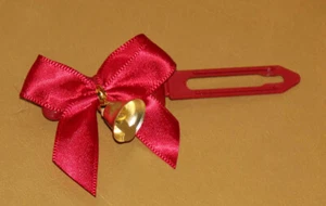 S-3858 Angeldog_Hundefellspange_Haarschleife_fester Halt_WEIHNACHTEN Hund_groß - Bild 1 von 1