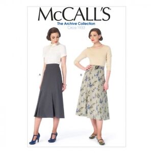 McCalls Ladies Sewing Pattern 6993 Vintage Style Skirts & Belt (McCalls-6...