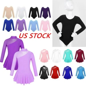 Niña Ballet Danza Leotardo Tutú Vestido Niños Falda Gimnasia Body Ropa de Baile - Imagen 1 de 217