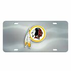NEW Washington Redskins Diecast Chromed Metal License Plate Tag 