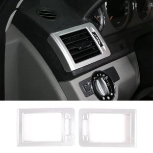 2x Cubierta de salida de aire lateral plateada ABS para Mercedes-Benz Clase C W204 2007-2010 - Imagen 1 de 12