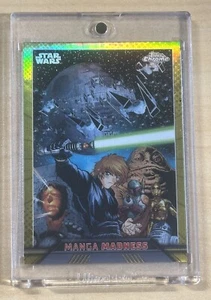 !2023 Topps Chrome Star Wars Manga Madness Card MM-9 With GOLD Refractor (45/50) - Picture 1 of 24