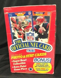 De colección 1989 NFL PRO SET LAS TARJETAS OFICIALES en caja sellada de fábrica - Imagen 1 de 6