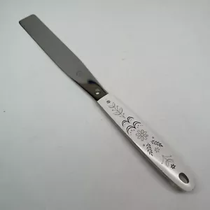 Vintage FLINT PFEILSPITZE "ERNTE WEIZEN" schmal SPACHTEL STREUER Edelstahl 10-3/4" - Bild 1 von 3