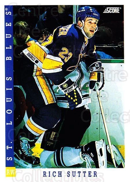 1993-94 Score USA #323 Rich Sutter - Image 1 of 1