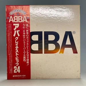 ABBA " GREATEST HITS 24 " DISCOMATE DSP3012 OBI JAPAN VINYL Record LP - Picture 1 of 10