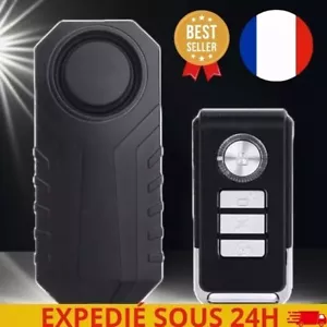 Anti-theft Wireless Alarm Motorcycle Scooter Bike Security 113db Waterproof 1 Remote Control - Picture 1 of 6
