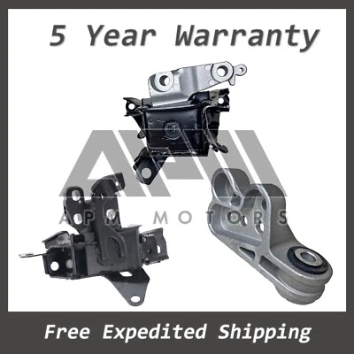 K4583 For 2019-2021 Toyota Corolla 2.0L GAS AUTO CVT Engine & Trans Mount Kit 3X - Image 1 of 4