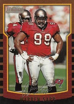 Warren Sapp 2000 Bowman #25 Tampa Bay Buccaneers - Image 1 of 2