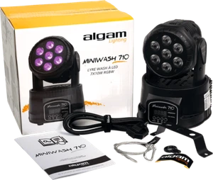 WASH - Lyre Wash LED 7 x 10W RGBW ALGAM LIGHTING MINIWASH710 - Bild 1 von 8