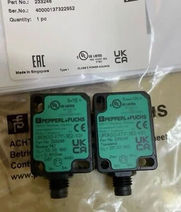 1 PCS Pepperl + Fuchs 233248 UBE800-F77-SE2-V31 ultrasonic sensor - Picture 1 of 1
