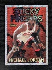 1996-97 Topps Season's Best Sticky Fingers Michael Jordan #18 HOF