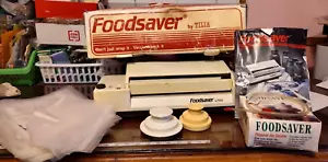 Máquina selladora al vacío Foodsaver aspiradora de Tilia ¡con caja y manual! + bolsas y selladores de 2 frascos - Imagen 1 de 18